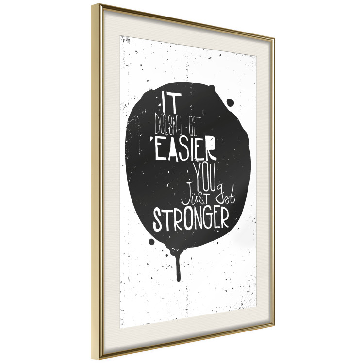 Wall Poster Motivational quote - black and white composition with English texts 115078 additionalImage 2