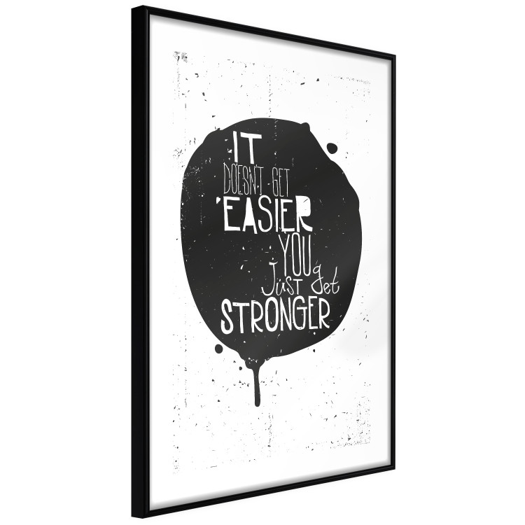 Wall Poster Motivational quote - black and white composition with English texts 115078 additionalImage 13