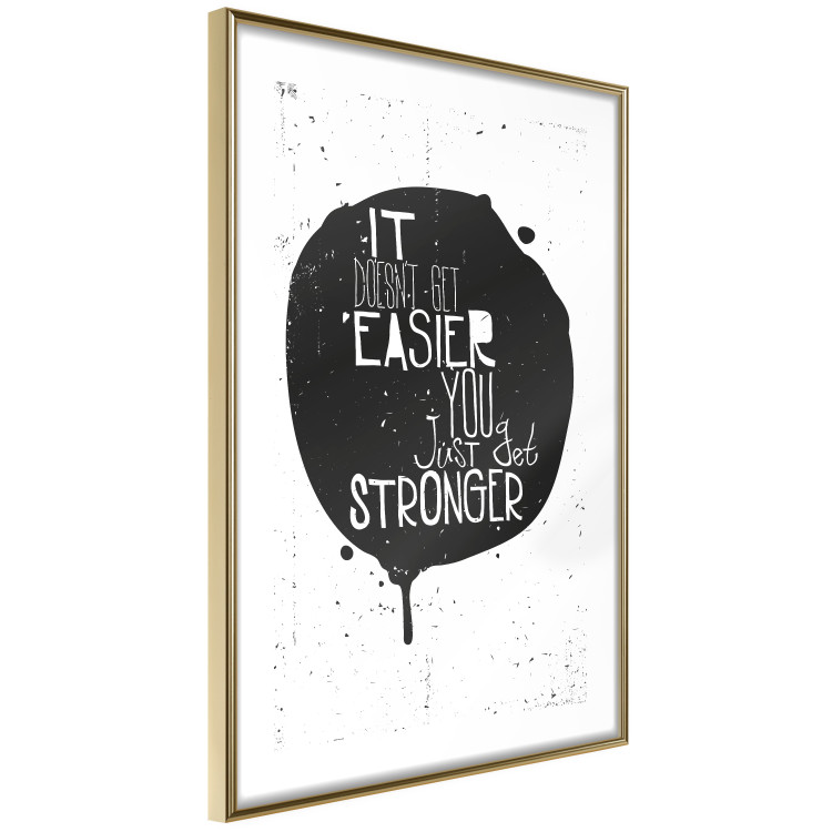 Wall Poster Motivational quote - black and white composition with English texts 115078 additionalImage 6