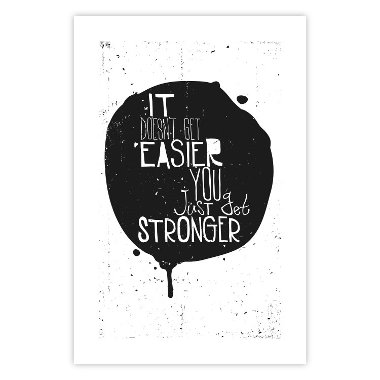 Wall Poster Motivational quote - black and white composition with English texts 115078 additionalImage 18