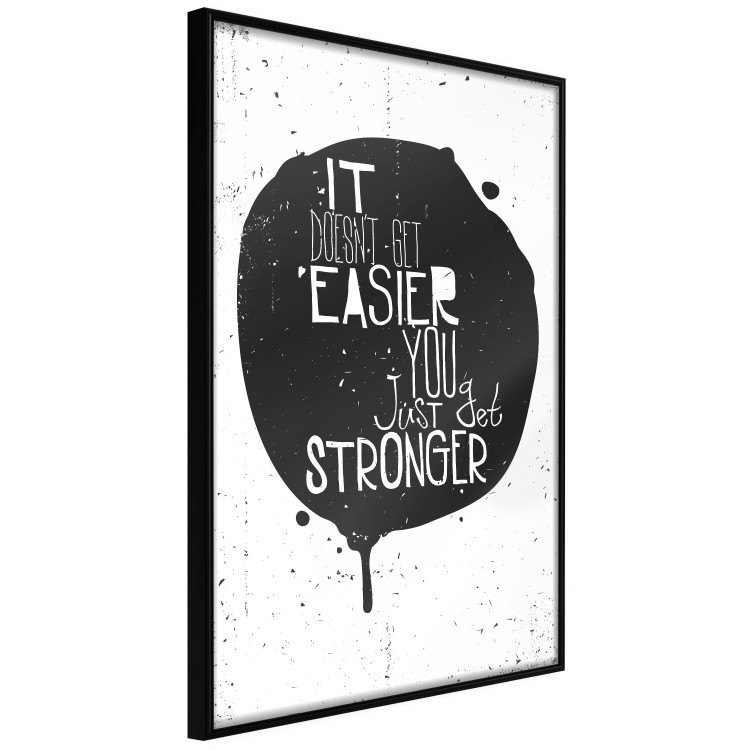 Wall Poster Motivational quote - black and white composition with English texts 115078 additionalImage 12
