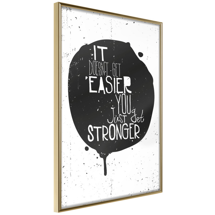 Wall Poster Motivational quote - black and white composition with English texts 115078 additionalImage 14