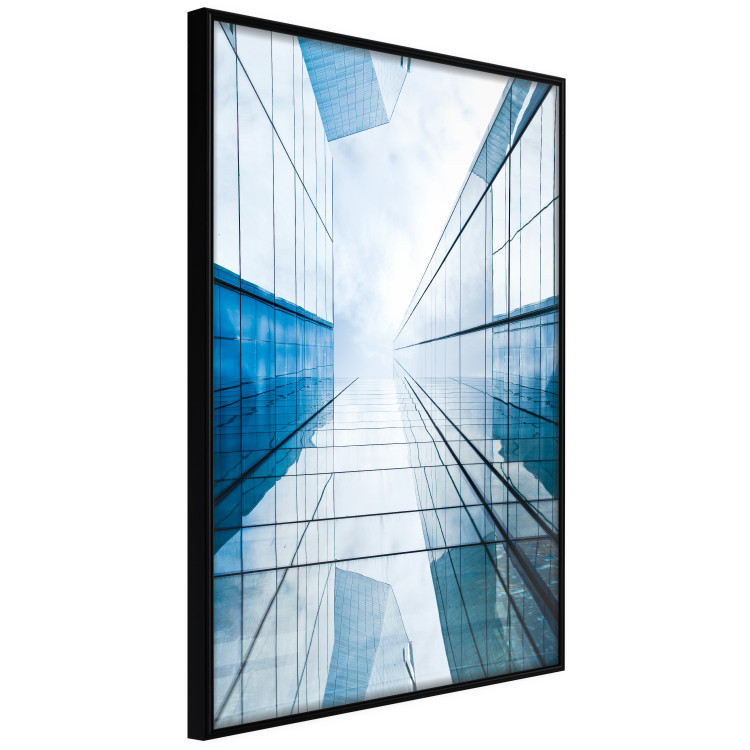 Wall Poster Modern Skyscraper - blue sky amidst glass architecture 116678 additionalImage 10