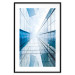 Wall Poster Modern Skyscraper - blue sky amidst glass architecture 116678 additionalThumb 26
