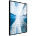 Wall Poster Modern Skyscraper - blue sky amidst glass architecture 116678 additionalThumb 10