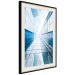 Wall Poster Modern Skyscraper - blue sky amidst glass architecture 116678 additionalThumb 3