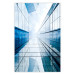 Wall Poster Modern Skyscraper - blue sky amidst glass architecture 116678