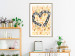 Poster Summer Sign - unique composition with a heart in shades of brown 118278 additionalThumb 13