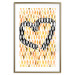 Poster Summer Sign - unique composition with a heart in shades of brown 118278 additionalThumb 14