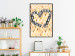 Poster Summer Sign - unique composition with a heart in shades of brown 118278 additionalThumb 3