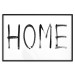 Poster Black Home - black and white simple composition with English text 119278 additionalThumb 18