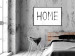 Poster Black Home - black and white simple composition with English text 119278 additionalThumb 4