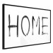 Poster Black Home - black and white simple composition with English text 119278 additionalThumb 10