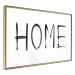 Poster Black Home - black and white simple composition with English text 119278 additionalThumb 6