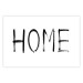 Poster Black Home - black and white simple composition with English text 119278 additionalThumb 19