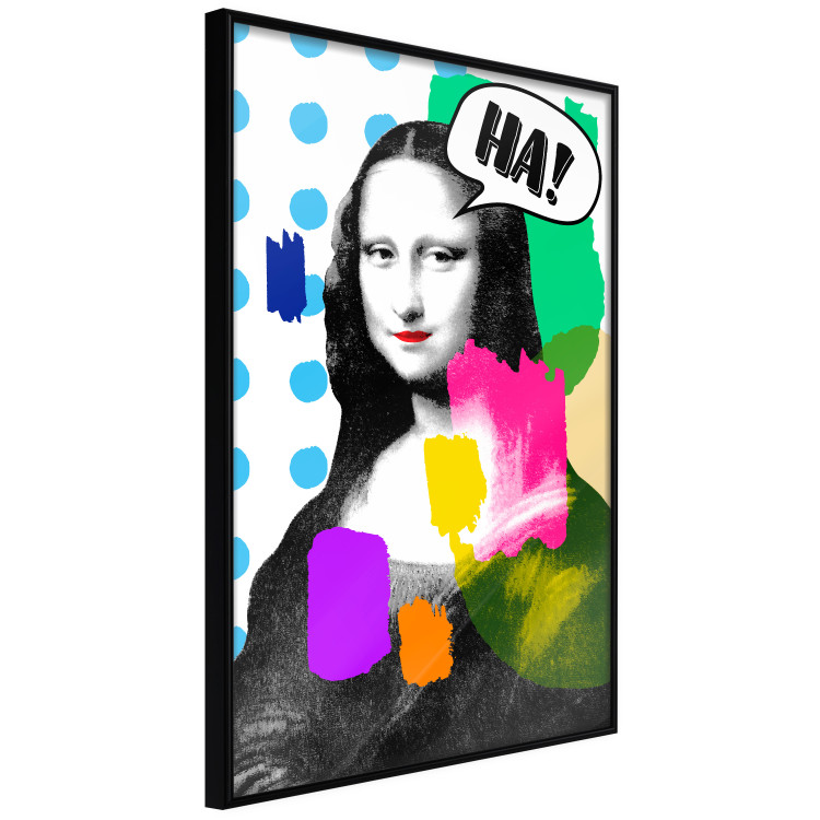 Wall Poster Mona Lisa Pop Art - portrait of a woman in an abstract colorful motif 122378 additionalImage 11