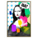Wall Poster Mona Lisa Pop Art - portrait of a woman in an abstract colorful motif 122378 additionalThumb 20