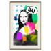 Wall Poster Mona Lisa Pop Art - portrait of a woman in an abstract colorful motif 122378 additionalThumb 19