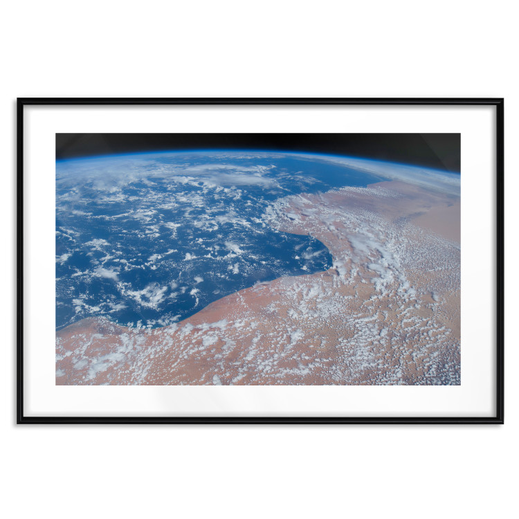 Wall Poster Water and Sand - planet Earth with view of clouds over continents 123178 additionalImage 15