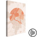 Canvas Print Canvas magnolia - japandi style orange flower print 123778 additionalThumb 6