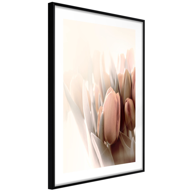 Wall Poster Spring Mist - composition of colorful tulips against a bright glow 126678 additionalImage 2