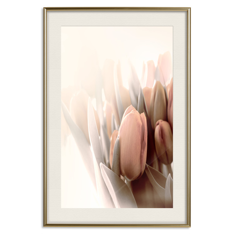 Wall Poster Spring Mist - composition of colorful tulips against a bright glow 126678 additionalImage 20