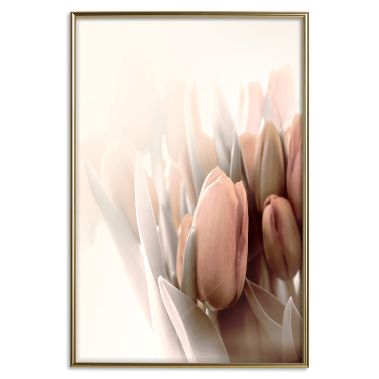 Wall Poster Spring Mist - composition of colorful tulips against a bright glow 126678 additionalImage 17