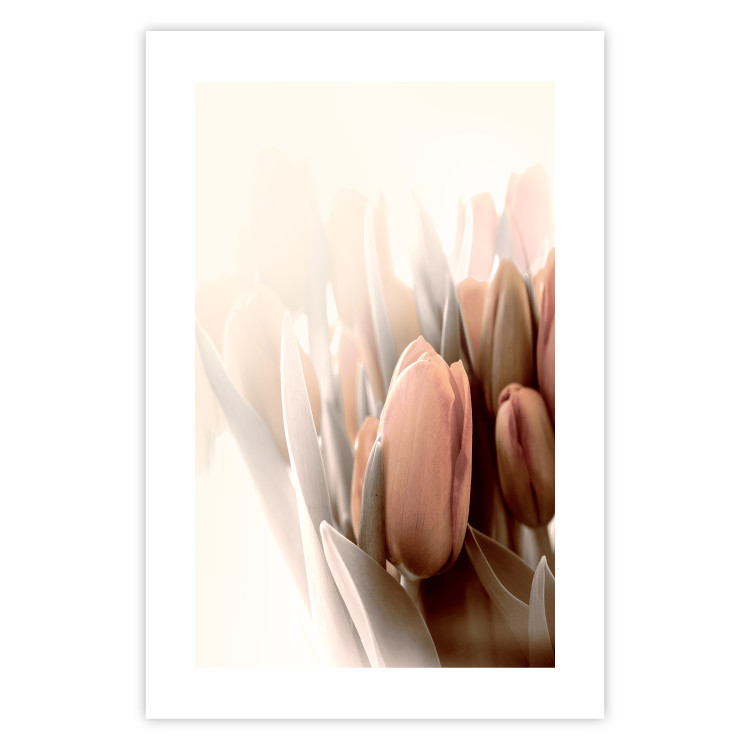 Wall Poster Spring Mist - composition of colorful tulips against a bright glow 126678 additionalImage 19