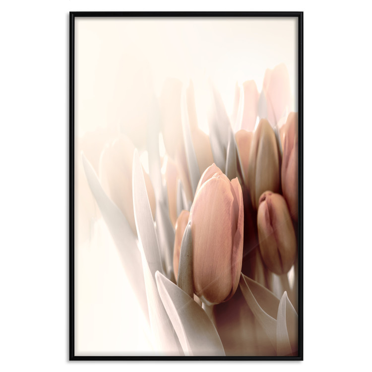 Wall Poster Spring Mist - composition of colorful tulips against a bright glow 126678 additionalImage 18