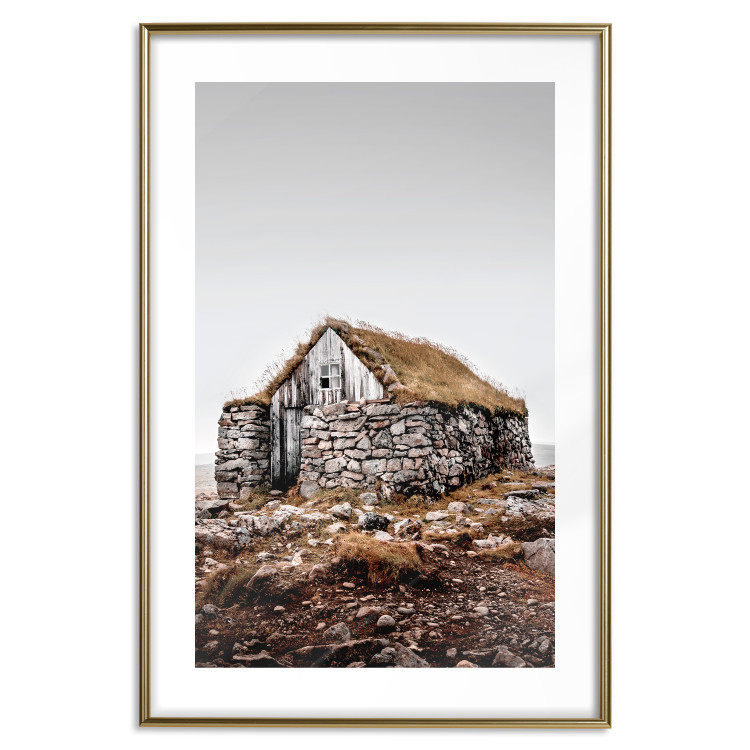 Wall Poster Stone Shelter - landscape of stone architecture against the sky 130278 additionalImage 16