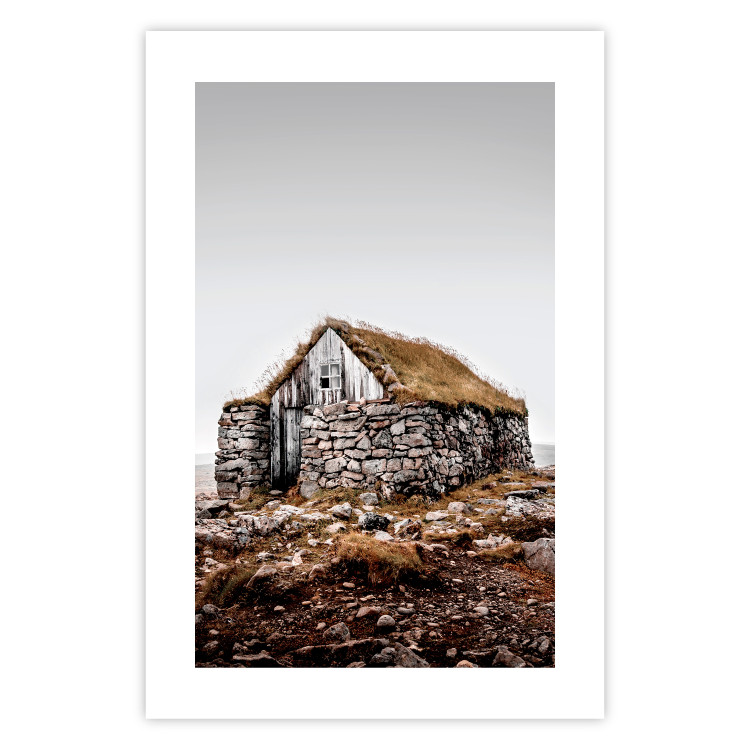Wall Poster Stone Shelter - landscape of stone architecture against the sky 130278 additionalImage 25