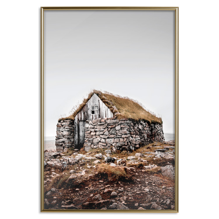 Wall Poster Stone Shelter - landscape of stone architecture against the sky 130278 additionalImage 21