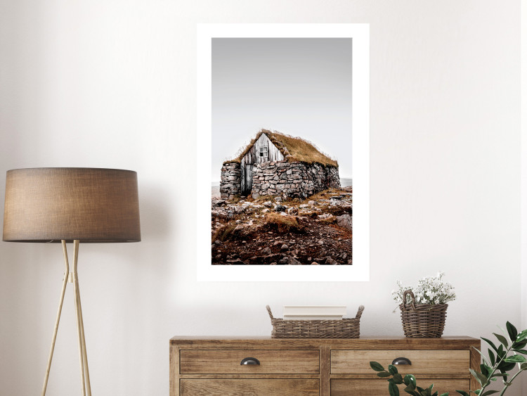 Wall Poster Stone Shelter - landscape of stone architecture against the sky 130278 additionalImage 3