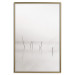 Wall Poster Misty Trail - landscape of sticks protruding from the water on a white background 130378 additionalThumb 15
