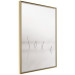 Wall Poster Misty Trail - landscape of sticks protruding from the water on a white background 130378 additionalThumb 14