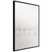 Wall Poster Misty Trail - landscape of sticks protruding from the water on a white background 130378 additionalThumb 11