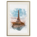 Poster Parisian View - colorful landscape of the Eiffel Tower in watercolor motif 131778 additionalThumb 20