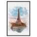 Poster Parisian View - colorful landscape of the Eiffel Tower in watercolor motif 131778 additionalThumb 18