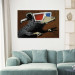 Canvas Art Print Rat in 3D Glasses (Banksy) - street art of a whimsical animal 132478 additionalThumb 11