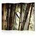 Room Separator Fog and Bamboo Forest II (5-piece) - bamboo poles in the forest 132578