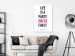 Canvas Print Life is a party - typographic graphic with an English quote 134178 additionalThumb 3