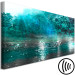 Canvas Art Print Turquoise Impression (1-piece) Narrow - blue abstract forest 134578 additionalThumb 6