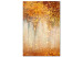Canvas Print Apparition (1-piece) Vertical - abstract golden leaf texture 135378