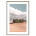 Wall Poster Sweet Tuscany - warm landscape of a field against trees and clouds 135878 additionalThumb 16