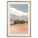 Wall Poster Sweet Tuscany - warm landscape of a field against trees and clouds 135878 additionalThumb 19