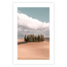 Wall Poster Sweet Tuscany - warm landscape of a field against trees and clouds 135878 additionalThumb 13