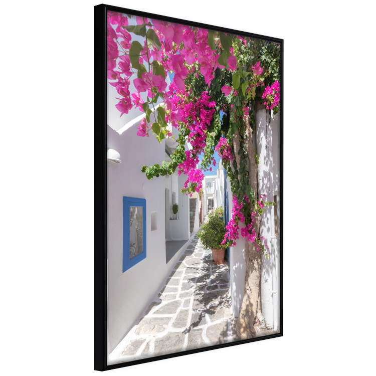 Wall Poster Lonely Alley - a summer landscape of Greek architecture amidst nature 136078 additionalImage 4