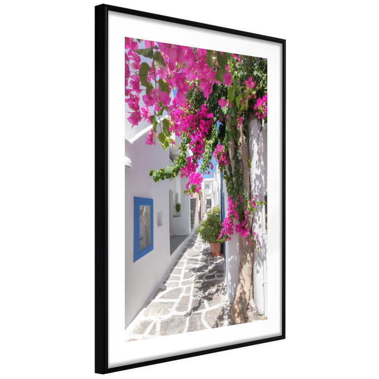 Wall Poster Lonely Alley - a summer landscape of Greek architecture amidst nature 136078 additionalImage 4