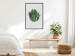 Poster Fragrant Circle - plant composition with green leaves on a white background 137278 additionalThumb 19