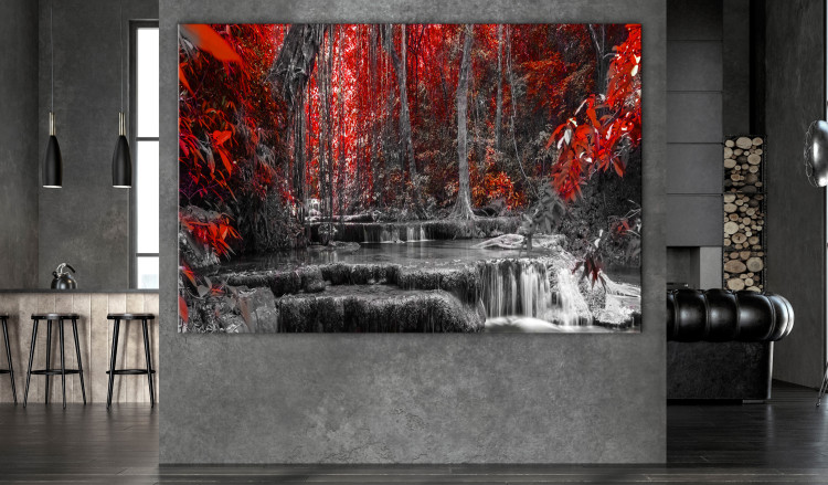 Large canvas print Infernal Waterfall [Large Format] 137578 additionalImage 4